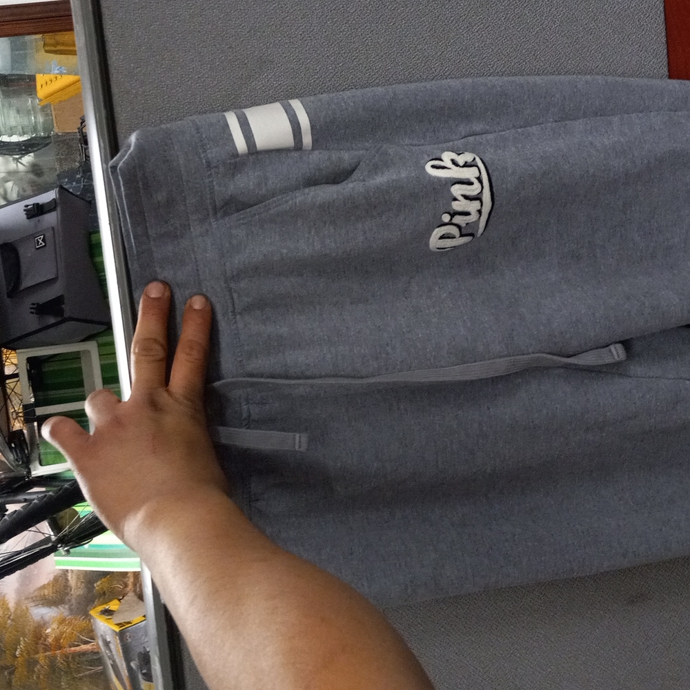 Pink(brand) Grey(color) sweatpant